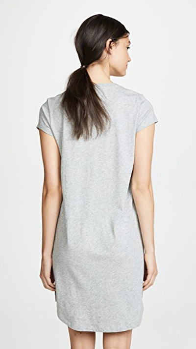 Shop Skin Oksana Sleep Shirt In Heather Grey