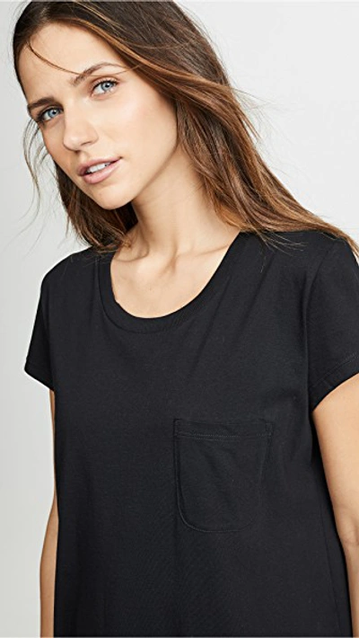 Shop Skin Oksana Sleep Shirt In Black