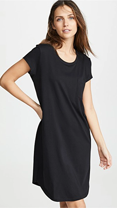 Shop Skin Oksana Sleep Shirt In Black