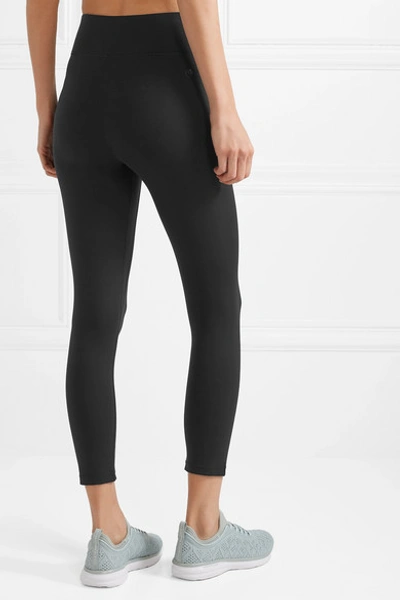 Shop All Access Center Stage Cropped Stretch Leggings In Black