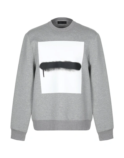 Shop Diesel Black Gold Sweatshirt In Light Grey