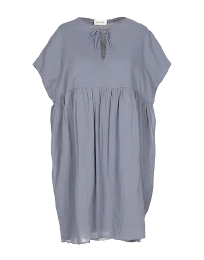 Shop American Vintage Short Dress In Grey