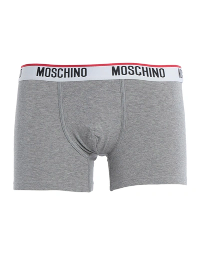 Shop Moschino Boxers In Lead