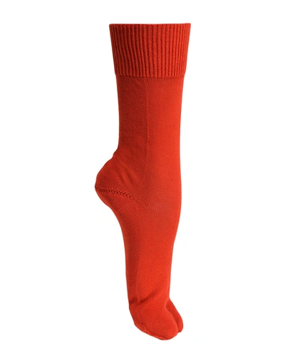 Shop Maison Margiela Short Socks In Red