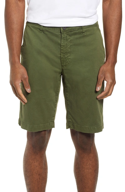 Shop Ag 'griffin' Chino Shorts In Sulfur New Spruce