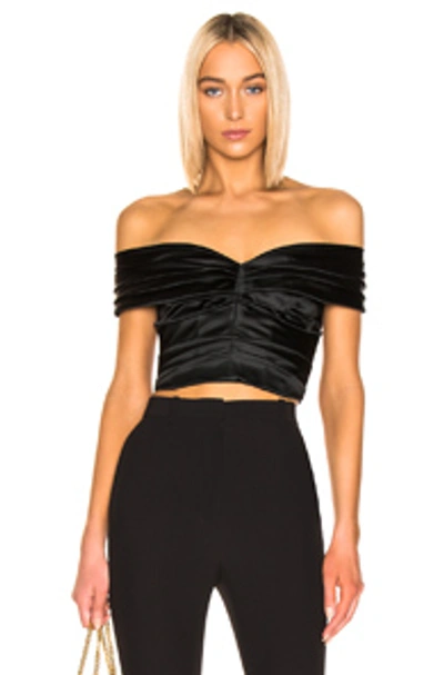 Shop Dolce & Gabbana Ruched Top In Black