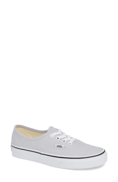 Shop Vans 'authentic' Sneaker In Gray Dawn/ True White
