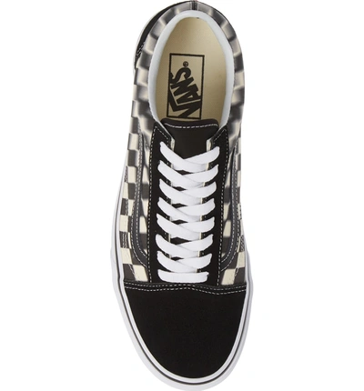 Shop Vans Old Skool Sneaker In Black/ Classic White Check