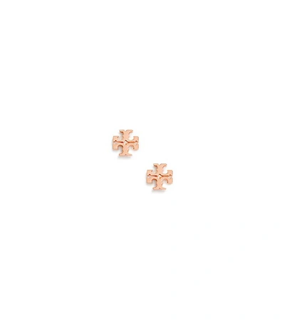 Shop Tory Burch Kira Stud Earring In Rose Gold