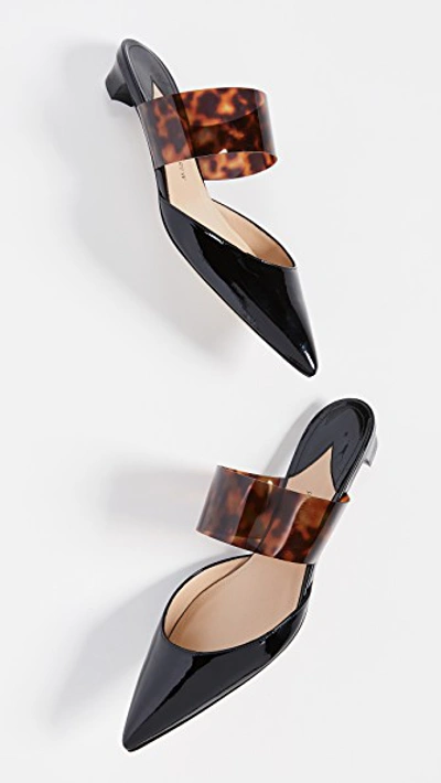 Shop Paul Andrew Right Away Mules In Black/natural