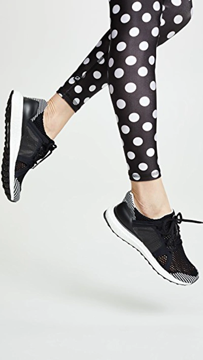 Shop Adidas By Stella Mccartney Ultraboost Sneakers In Black White/granite