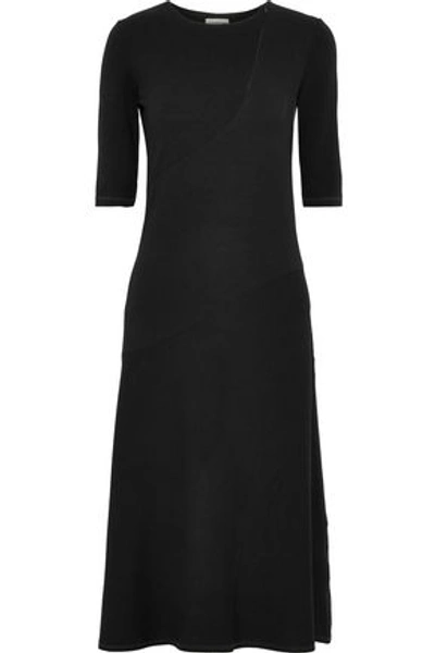 Shop By Malene Birger Woman Nillio Ribbed-knit Midi Dress Black