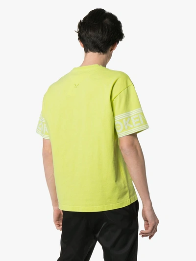 Shop Kenzo Paris Logo T-shirt In Yellow