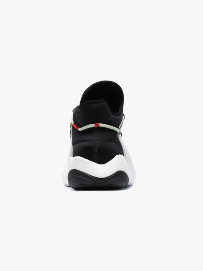 Shop Y-3 Black And White Byw B-ball Sneakers In Black/white