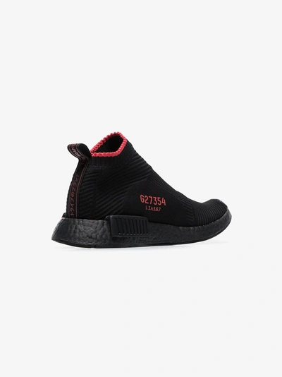 Shop Adidas Originals Adidas Black Nmd Racer Sneakers