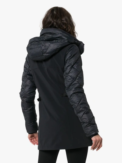 Shop Canada Goose Berkeley Quilted Hooded Jacket In Black