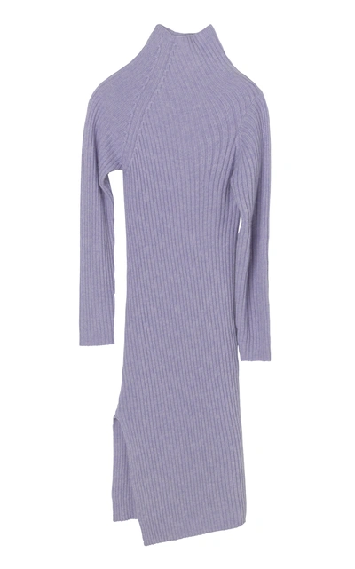 By Malene Birger Meggie Knit Midi Dress In Purple | ModeSens