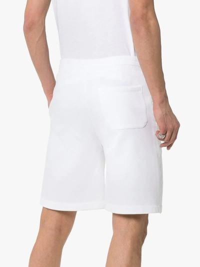 Shop Valentino 'rockstud' Joggingshorts In White