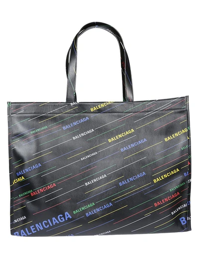 Shop Balenciaga Medium Market Shopper Bag In Multi
