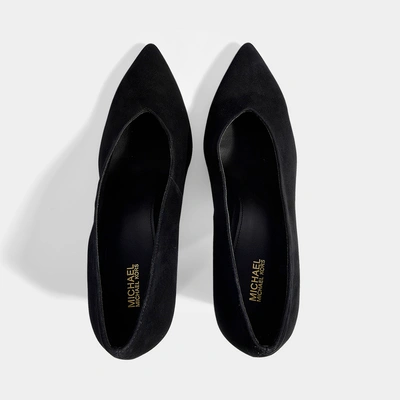 Michael Michael Kors Cambria Pumps In Black Kid Suede ModeSens