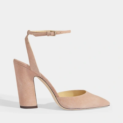 Shop Jimmy Choo | Micky 100 Pumps In Ballet Pink Suede