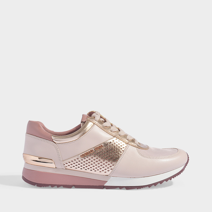 michael kors soft pink sneakers