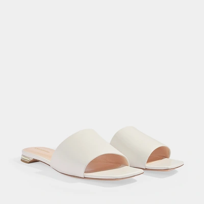 Shop Nicholas Kirkwood | 10mm Casati Pearl Slides In White Nappa Leather