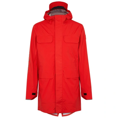 Shop Canada Goose Seawolf Red Shell Coat, Shell Coat, Red, Logo Print