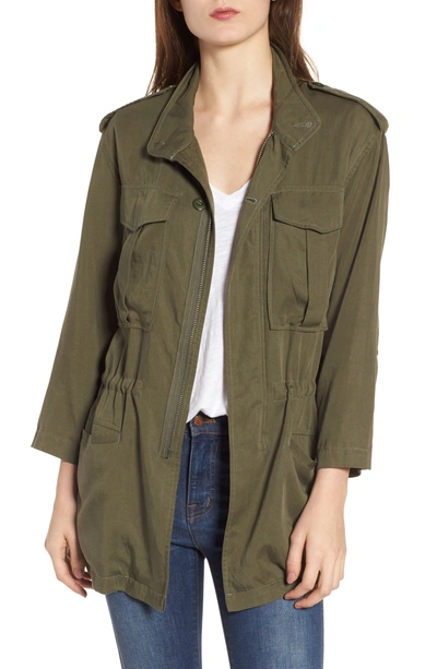 Shop Dl 1961 Beekman Utility Jacket In Military Green