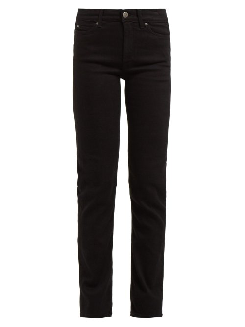 M.I.H Jeans Daily High-Rise Straight-Leg Jeans In Black | ModeSens