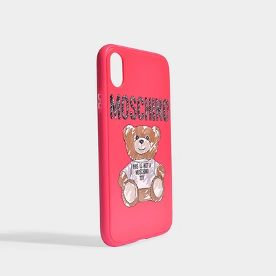 Shop Moschino | Toy Iphone Xr Case In Pink Pvc