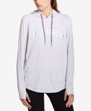 tommy hilfiger metallic logo hoodie