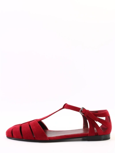 Shop Church's Sandal Red Suede