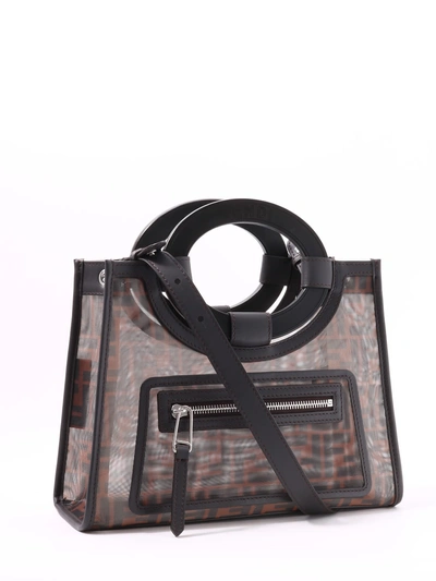 Shop Fendi Shopper Bag Runaway In Black