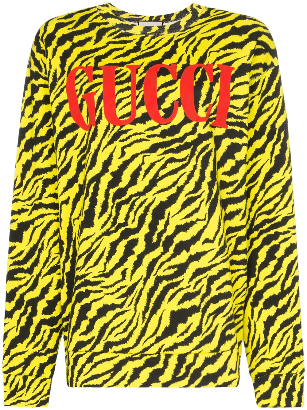 gucci tiger print sweater