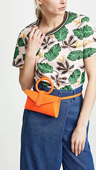 Shop Complet Valery Micro Belt Bag In Neon Orange