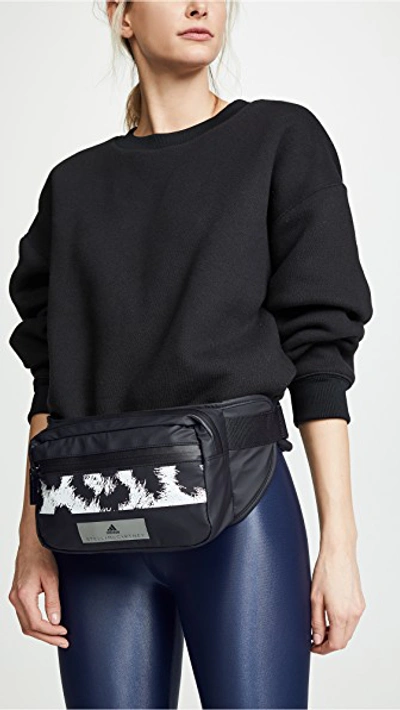 Shop Adidas By Stella Mccartney Bum Bag In Black/white