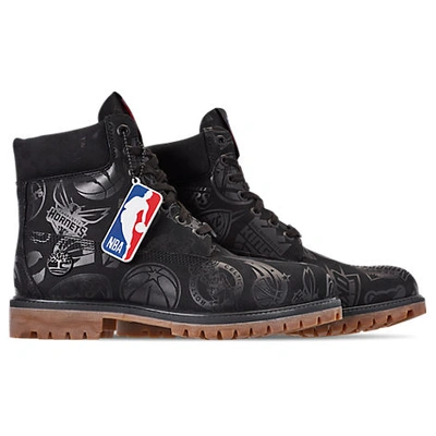Shop Timberland Men's X Nba East Vs. West 6 Inch Classic Premium Boots In Black