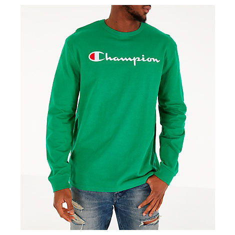 Logo Long Sleeve T-shirt, Green 