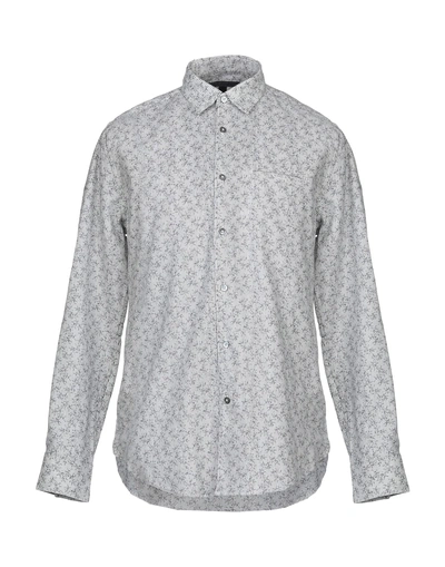 Shop John Varvatos Linen Shirt In Grey