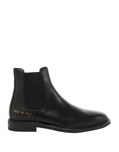 Shop Common Projects Ankle Boots In Black