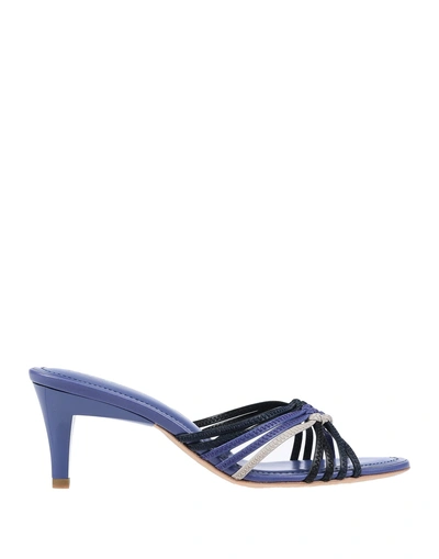 Shop Tod's Sandals In Purple
