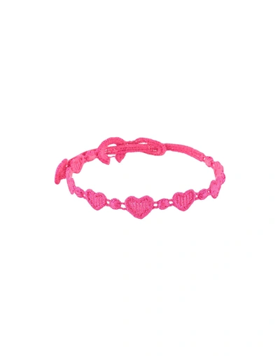 Shop Cruciani Bracelet In Fuchsia