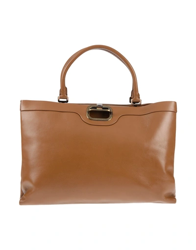 Shop Roger Vivier Handbag In Camel