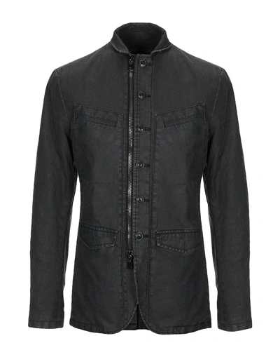 Shop John Varvatos Blazer In Steel Grey