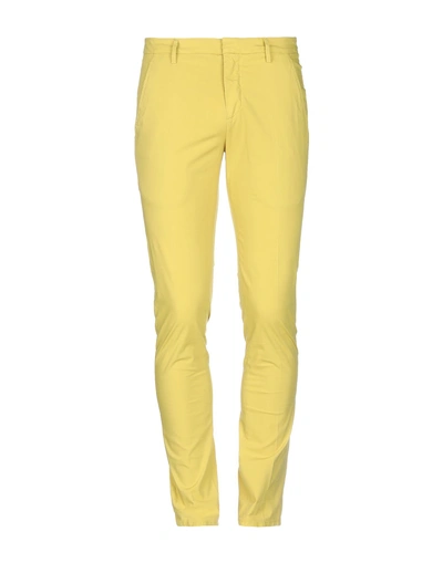 Shop Dondup Pants In Yellow
