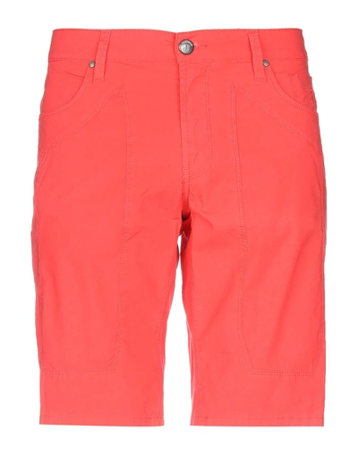 Shop Jeckerson Shorts & Bermuda Shorts In Red