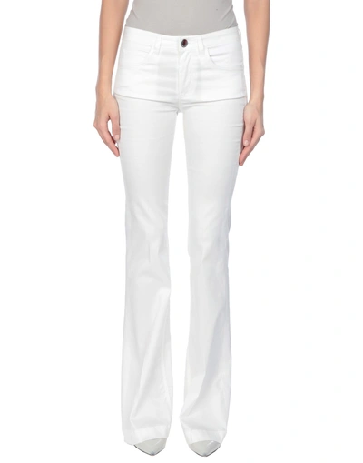 Shop L'autre Chose L' Autre Chose Woman Pants White Size 8 Lyocell, Cotton, Elastane