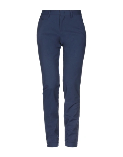 Shop Pt0w Pants In Dark Blue