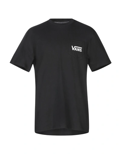 Shop Vans T-shirts In Black